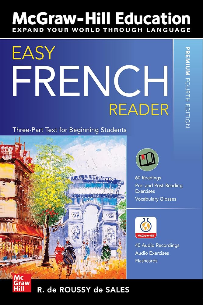 Easy French Reader, Premium Fourth Edition (Easy Reader) cover image